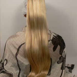 Piękna mega długa treska Margaritta mix blondów 70 cm