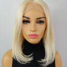 Peruka naturalna Ruby jasny blond front lace