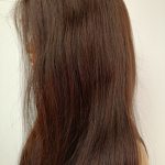 Peruka NATURALNA włosy NATURALNE brąz full lace - na zamówienie