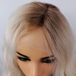 Peruka NATALIE lace front angel blond z efektem odrostu