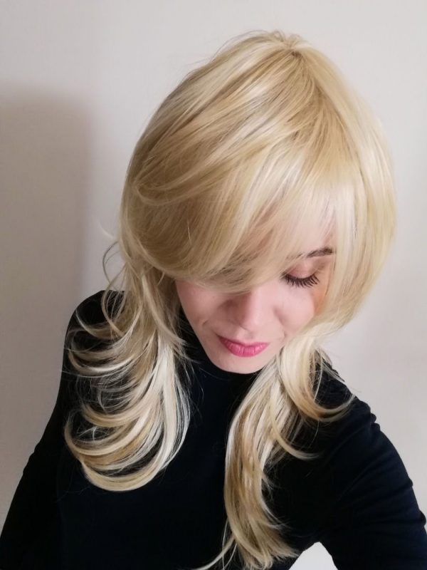 Peruka AMELIA mix jasnych blondów cieniowana PIĘKNA