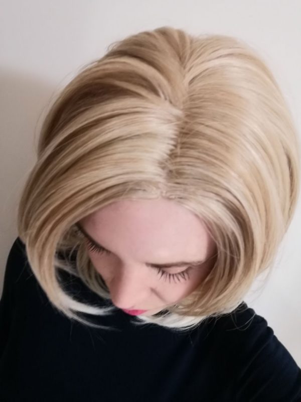 Peruka DION jasny blond krótka cieniowana