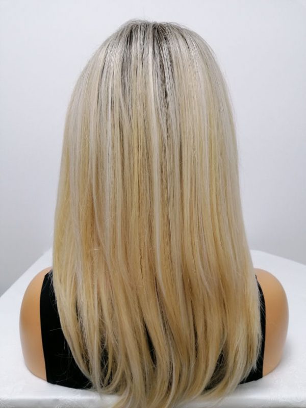 Peruka PAYSLEY kremowy blond z efektem odrostu mono + lace