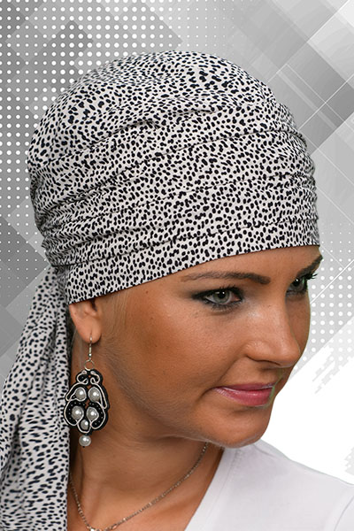 Elegancki turban chusta gotowa do nałożenia