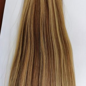 Doczepiane włosy CLIP IN 47cm dark honey blonde dip TERMO
