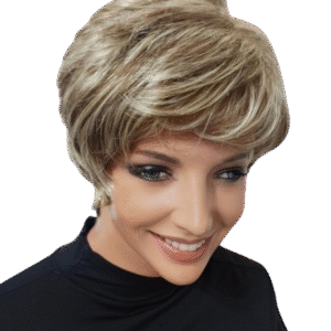 Peruka Daisy krótka z grzywką blond mix