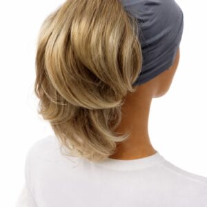 Doczepiana TRESKA Beatrice na klamrze KOK blond + refleksy 15t613